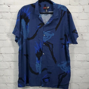 J.Ferrar Short Sleeve Button Down Shirt Size XL